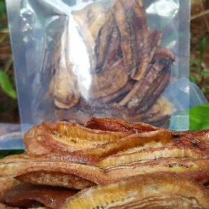 dehydrated naturally ripened banana strips